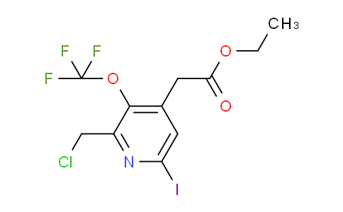 AM153547 | 1804369-11-6 | Ethyl 2-(chloromethyl)-6-iodo-3-(trifluoromethoxy)pyridine-4-acetate