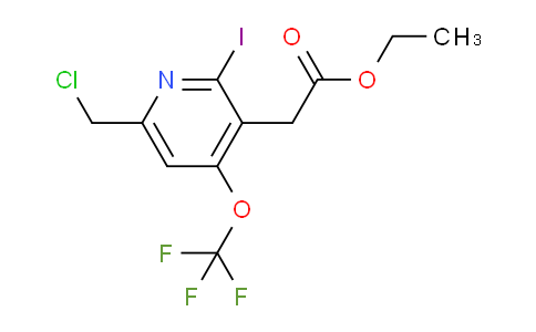 AM153548 | 1803964-85-3 | Ethyl 6-(chloromethyl)-2-iodo-4-(trifluoromethoxy)pyridine-3-acetate