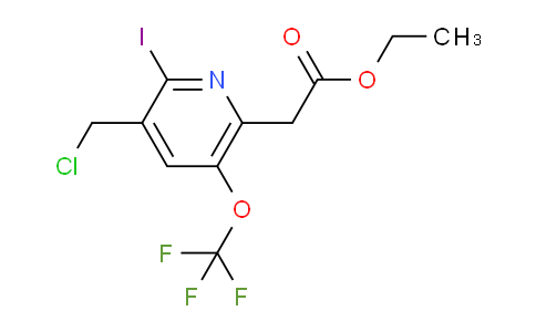 AM153556 | 1806740-98-6 | Ethyl 3-(chloromethyl)-2-iodo-5-(trifluoromethoxy)pyridine-6-acetate