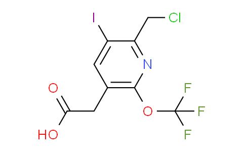 AM153559 | 1804367-85-8 | 2-(Chloromethyl)-3-iodo-6-(trifluoromethoxy)pyridine-5-acetic acid