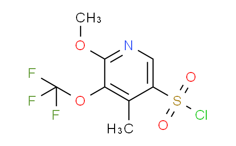 AM153560 | 1804742-30-0 | 2-Methoxy-4-methyl-3-(trifluoromethoxy)pyridine-5-sulfonyl chloride