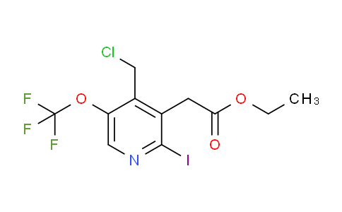 AM153576 | 1805990-04-8 | Ethyl 4-(chloromethyl)-2-iodo-5-(trifluoromethoxy)pyridine-3-acetate