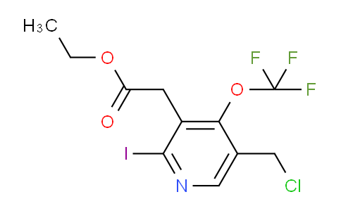 AM153587 | 1804763-16-3 | Ethyl 5-(chloromethyl)-2-iodo-4-(trifluoromethoxy)pyridine-3-acetate