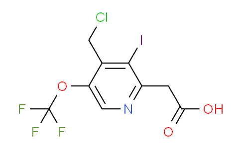 AM153590 | 1804762-53-5 | 4-(Chloromethyl)-3-iodo-5-(trifluoromethoxy)pyridine-2-acetic acid