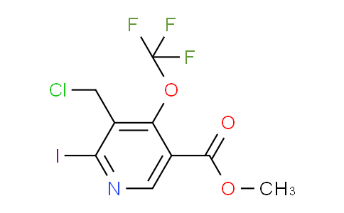 AM153597 | 1806257-46-4 | Methyl 3-(chloromethyl)-2-iodo-4-(trifluoromethoxy)pyridine-5-carboxylate