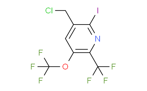 AM153598 | 1804363-88-9 | 3-(Chloromethyl)-2-iodo-5-(trifluoromethoxy)-6-(trifluoromethyl)pyridine