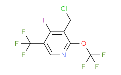 3-(Chloromethyl)-4-iodo-2-(trifluoromethoxy)-5-(trifluoromethyl)pyridine