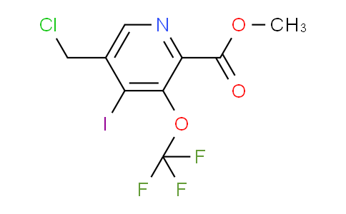 Methyl 5-(chloromethyl)-4-iodo-3-(trifluoromethoxy)pyridine-2-carboxylate