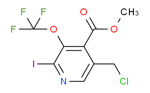 AM153617 | 1806258-09-2 | Methyl 5-(chloromethyl)-2-iodo-3-(trifluoromethoxy)pyridine-4-carboxylate