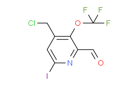 AM153625 | 1806256-82-5 | 4-(Chloromethyl)-6-iodo-3-(trifluoromethoxy)pyridine-2-carboxaldehyde