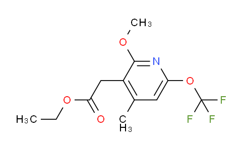 AM153626 | 1806752-32-8 | Ethyl 2-methoxy-4-methyl-6-(trifluoromethoxy)pyridine-3-acetate