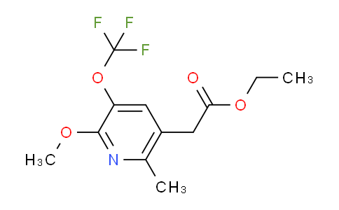 Ethyl 2-methoxy-6-methyl-3-(trifluoromethoxy)pyridine-5-acetate