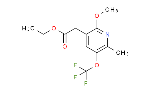 Ethyl 2-methoxy-6-methyl-5-(trifluoromethoxy)pyridine-3-acetate