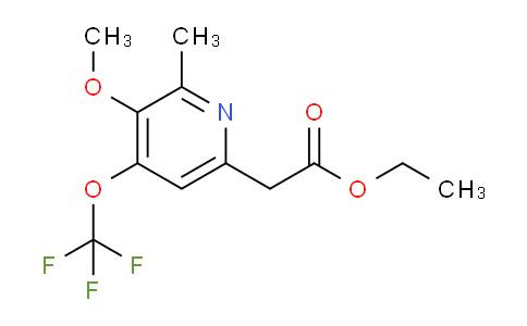 Ethyl 3-methoxy-2-methyl-4-(trifluoromethoxy)pyridine-6-acetate