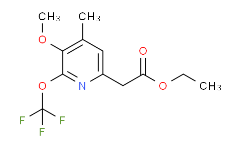 AM153645 | 1804357-96-7 | Ethyl 3-methoxy-4-methyl-2-(trifluoromethoxy)pyridine-6-acetate