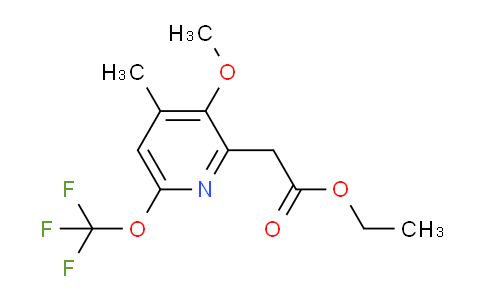 AM153647 | 1806752-55-5 | Ethyl 3-methoxy-4-methyl-6-(trifluoromethoxy)pyridine-2-acetate