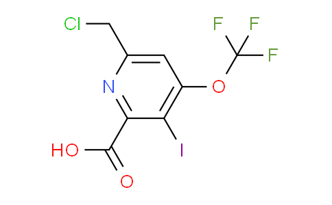 6-(Chloromethyl)-3-iodo-4-(trifluoromethoxy)pyridine-2-carboxylic acid