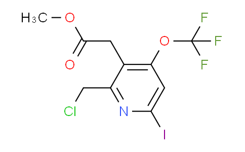 AM153658 | 1804834-25-0 | Methyl 2-(chloromethyl)-6-iodo-4-(trifluoromethoxy)pyridine-3-acetate