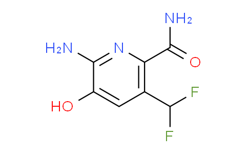 2-Amino-5-(difluoromethyl)-3-hydroxypyridine-6-carboxamide