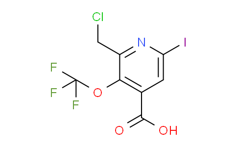 2-(Chloromethyl)-6-iodo-3-(trifluoromethoxy)pyridine-4-carboxylic acid