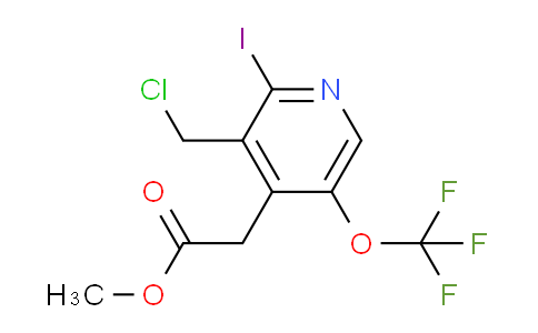 AM153665 | 1806259-26-6 | Methyl 3-(chloromethyl)-2-iodo-5-(trifluoromethoxy)pyridine-4-acetate