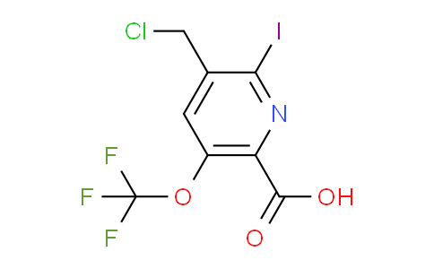 AM153668 | 1804365-80-7 | 3-(Chloromethyl)-2-iodo-5-(trifluoromethoxy)pyridine-6-carboxylic acid