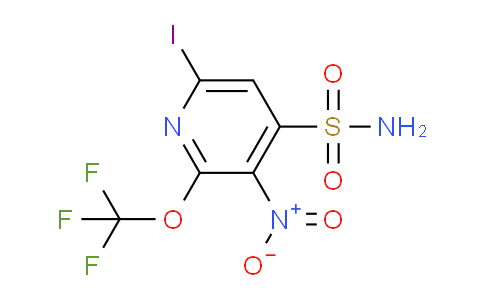 6-Iodo-3-nitro-2-(trifluoromethoxy)pyridine-4-sulfonamide