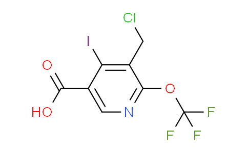 3-(Chloromethyl)-4-iodo-2-(trifluoromethoxy)pyridine-5-carboxylic acid