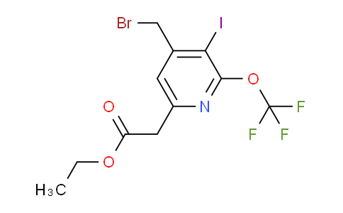 AM153680 | 1804629-89-7 | Ethyl 4-(bromomethyl)-3-iodo-2-(trifluoromethoxy)pyridine-6-acetate