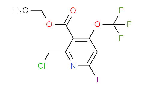 AM153683 | 1806258-56-9 | Ethyl 2-(chloromethyl)-6-iodo-4-(trifluoromethoxy)pyridine-3-carboxylate