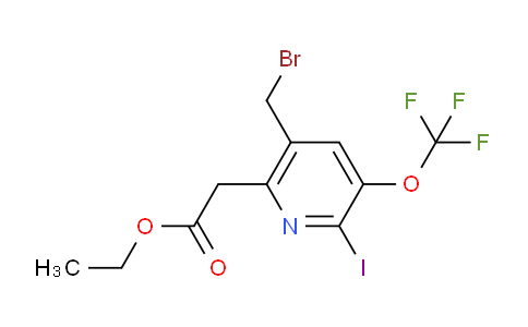 AM153685 | 1806177-95-6 | Ethyl 5-(bromomethyl)-2-iodo-3-(trifluoromethoxy)pyridine-6-acetate