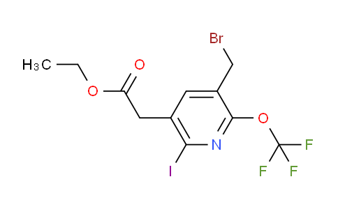 AM153687 | 1806178-34-6 | Ethyl 3-(bromomethyl)-6-iodo-2-(trifluoromethoxy)pyridine-5-acetate