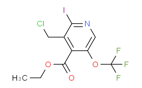 AM153696 | 1804864-45-6 | Ethyl 3-(chloromethyl)-2-iodo-5-(trifluoromethoxy)pyridine-4-carboxylate