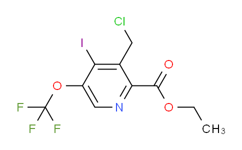 AM153702 | 1806181-23-6 | Ethyl 3-(chloromethyl)-4-iodo-5-(trifluoromethoxy)pyridine-2-carboxylate