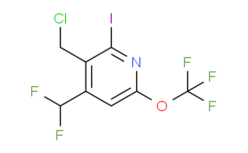 AM153705 | 1805978-95-3 | 3-(Chloromethyl)-4-(difluoromethyl)-2-iodo-6-(trifluoromethoxy)pyridine