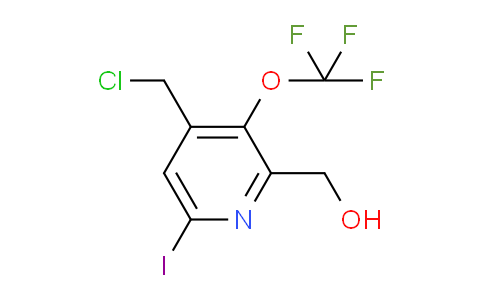 4-(Chloromethyl)-6-iodo-3-(trifluoromethoxy)pyridine-2-methanol