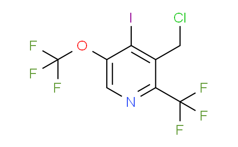 3-(Chloromethyl)-4-iodo-5-(trifluoromethoxy)-2-(trifluoromethyl)pyridine