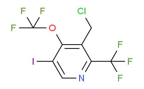 3-(Chloromethyl)-5-iodo-4-(trifluoromethoxy)-2-(trifluoromethyl)pyridine