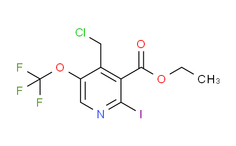 Ethyl 4-(chloromethyl)-2-iodo-5-(trifluoromethoxy)pyridine-3-carboxylate