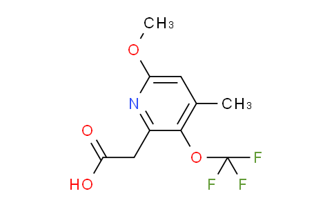 AM153742 | 1806234-70-7 | 6-Methoxy-4-methyl-3-(trifluoromethoxy)pyridine-2-acetic acid