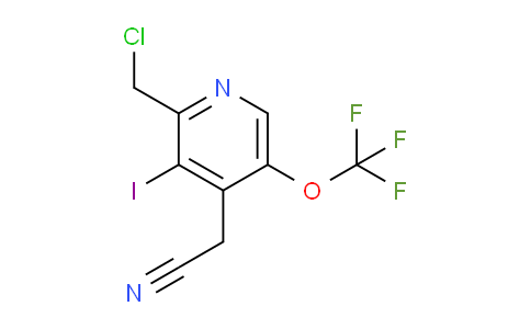 AM153743 | 1806255-62-8 | 2-(Chloromethyl)-3-iodo-5-(trifluoromethoxy)pyridine-4-acetonitrile