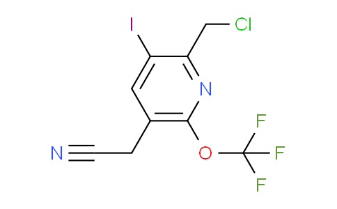AM153745 | 1804364-22-4 | 2-(Chloromethyl)-3-iodo-6-(trifluoromethoxy)pyridine-5-acetonitrile