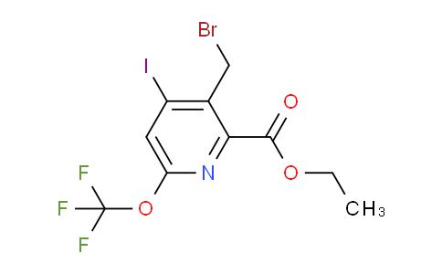AM153749 | 1804834-12-5 | Ethyl 3-(bromomethyl)-4-iodo-6-(trifluoromethoxy)pyridine-2-carboxylate