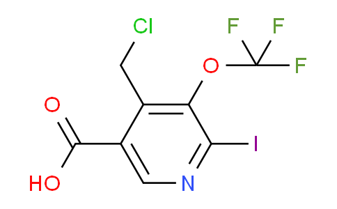 4-(Chloromethyl)-2-iodo-3-(trifluoromethoxy)pyridine-5-carboxylic acid