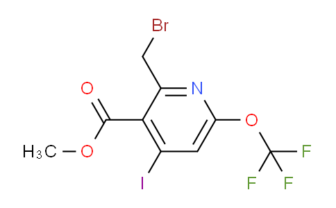 Methyl 2-(bromomethyl)-4-iodo-6-(trifluoromethoxy)pyridine-3-carboxylate