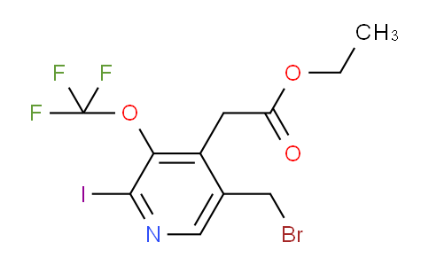 AM153801 | 1804857-04-2 | Ethyl 5-(bromomethyl)-2-iodo-3-(trifluoromethoxy)pyridine-4-acetate