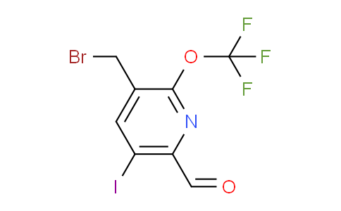 AM153805 | 1805020-57-8 | 3-(Bromomethyl)-5-iodo-2-(trifluoromethoxy)pyridine-6-carboxaldehyde