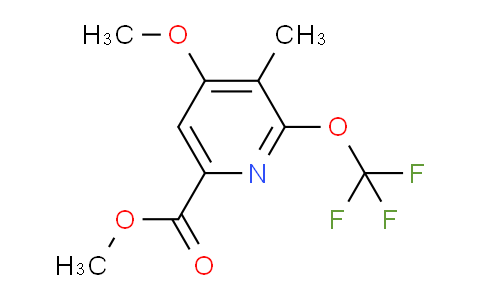 Methyl 4-methoxy-3-methyl-2-(trifluoromethoxy)pyridine-6-carboxylate