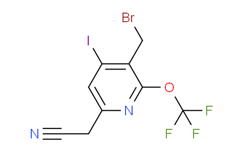 AM153824 | 1804854-65-6 | 3-(Bromomethyl)-4-iodo-2-(trifluoromethoxy)pyridine-6-acetonitrile