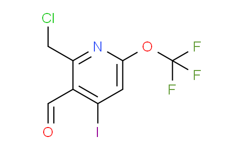 2-(Chloromethyl)-4-iodo-6-(trifluoromethoxy)pyridine-3-carboxaldehyde